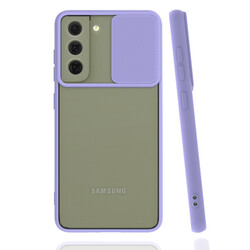 Galaxy S21 FE Case Zore Lensi Cover Lila