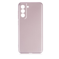 Galaxy S21 FE Case Zore Premier Silicon Cover Rose Gold