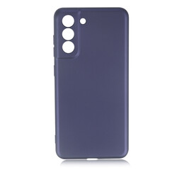 Galaxy S21 FE Case Zore Premier Silicon Cover Navy blue