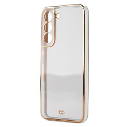 Galaxy S21 FE Case Zore Voit Clear Cover White