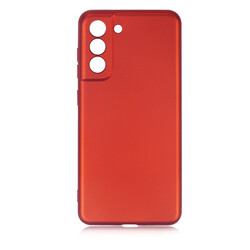 Galaxy S21 FE Kılıf Zore Premier Silikon Kapak Kırmızı