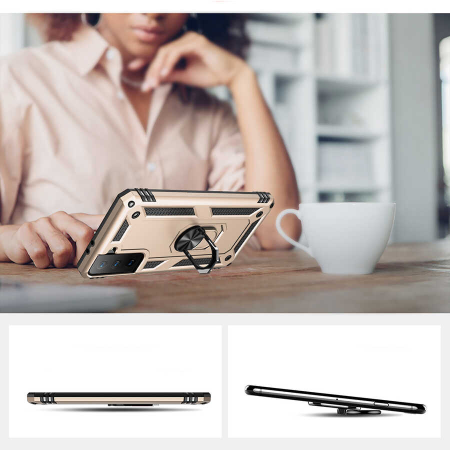 Galaxy S21 Kılıf Zore Vega Kapak - 8