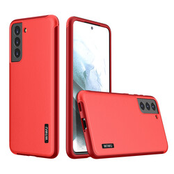 Galaxy S21 Plus Case ​​​​​Wiwu Sand Stone Cover Red