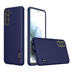Galaxy S21 Plus Case ​​​​​Wiwu Sand Stone Cover Blue