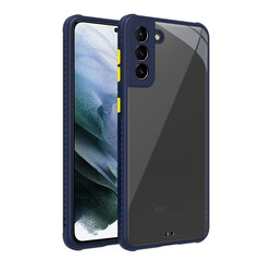 Galaxy S21 Plus Case ​​Zore Kaff Cover Navy blue