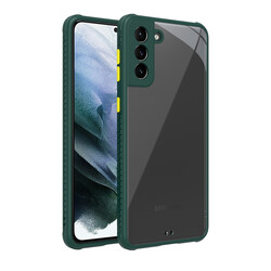 Galaxy S21 Plus Case ​​Zore Kaff Cover Dark Green