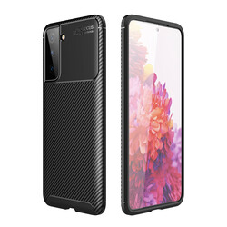 Galaxy S21 Plus Case Zore Negro Silicon Cover Black