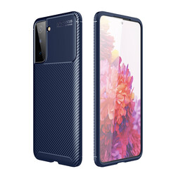Galaxy S21 Plus Case Zore Negro Silicon Cover Navy blue
