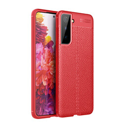 Galaxy S21 Plus Case Zore Niss Silicon Cover Red