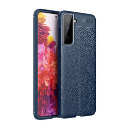 Galaxy S21 Plus Case Zore Niss Silicon Cover Navy blue