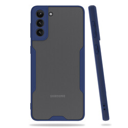 Galaxy S21 Plus Case Zore Parfe Cover Navy blue