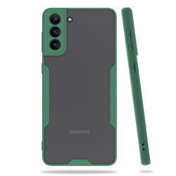 Galaxy S21 Plus Case Zore Parfe Cover Dark Green