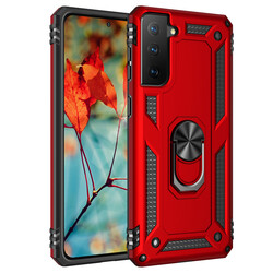 Galaxy S21 Plus Case Zore Vega Cover Red