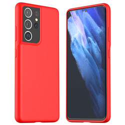 Galaxy S21 Ultra Case Araree Typo Skin Cover Red