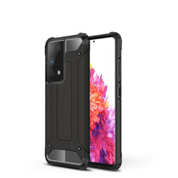Galaxy S21 Ultra Case Zore Crash Silicon Cover Black