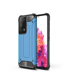 Galaxy S21 Ultra Case Zore Crash Silicon Cover Blue