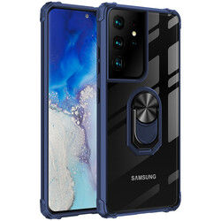 Galaxy S21 Ultra Case Zore Mola Cover Navy blue