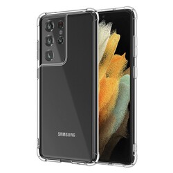 Galaxy S21 Ultra Case Zore Nitro Anti Shock Silicon Colorless
