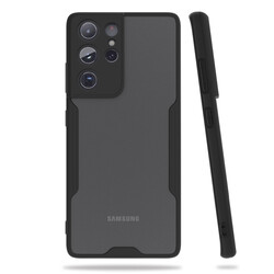 Galaxy S21 Ultra Case Zore Parfe Cover Black