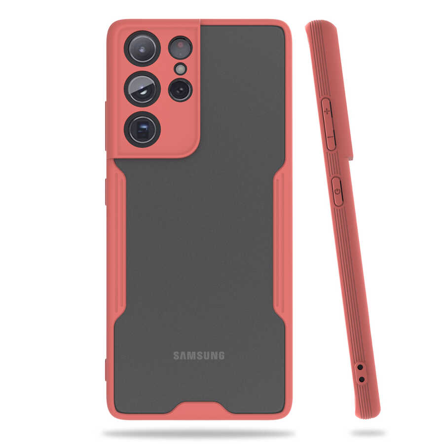 Galaxy S21 Ultra Case Zore Parfe Cover - 5