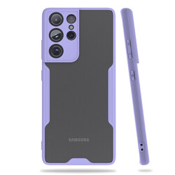 Galaxy S21 Ultra Case Zore Parfe Cover Purple