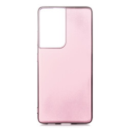 Galaxy S21 Ultra Case Zore Premier Silicon Cover Rose Gold