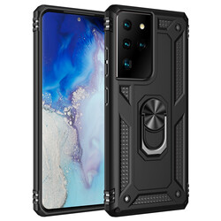 Galaxy S21 Ultra Case Zore Vega Cover Black