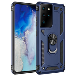 Galaxy S21 Ultra Case Zore Vega Cover Blue