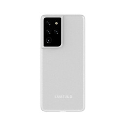 Galaxy S21 Ultra Zore 1.Kalite PP Silikon Beyaz