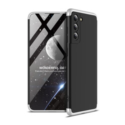 Galaxy S21FE Case Zore Ays Cover Black-Grey
