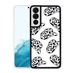 Galaxy S22 Case Zore M-Fit Patterned Cover Hat No5