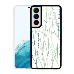 Galaxy S22 Case Zore M-Fit Patterned Cover Flower No4