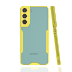 Galaxy S22 Case Zore Parfe Cover Yellow