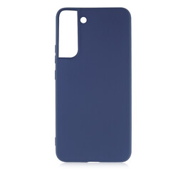 Galaxy S22 Case Zore Premier Silicon Cover Navy blue