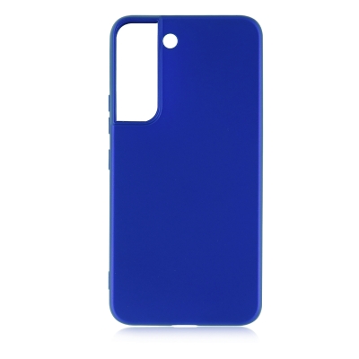 Galaxy S22 Case Zore Premier Silicon Cover Saks Blue