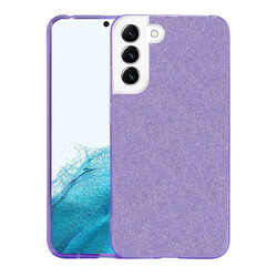 Galaxy S22 Case Zore Shining Silicon Purple