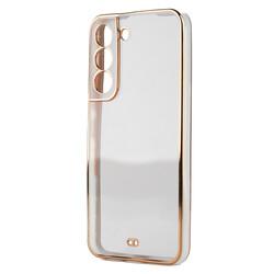 Galaxy S22 Case Zore Voit Clear Cover White