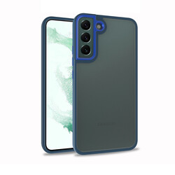 Galaxy S22 Plus Case Zore Flora Cover Blue