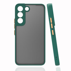 Galaxy S22 Plus Case Zore Hux Cover Dark Green