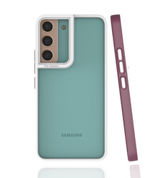Galaxy S22 Plus Case Zore Mima Cover Plum