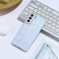Galaxy S22 Plus Case Zore Sidney Patterned Hard Cover Butterfly No2