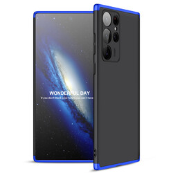 Galaxy S22 Ultra Case Zore Ays Cover Black-Blue