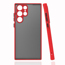 Galaxy S22 Ultra Case Zore Hux Cover Red