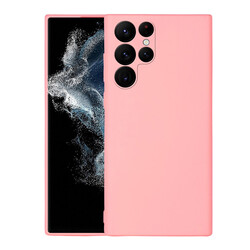 Galaxy S22 Ultra Case Zore Mara Lansman Cover Light Pink
