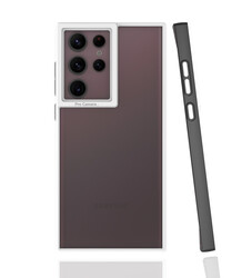 Galaxy S22 Ultra Case Zore Mima Cover Black