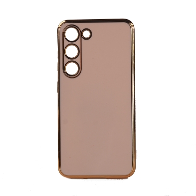 Galaxy S23 Case Zore Bark Cover Rose Gold