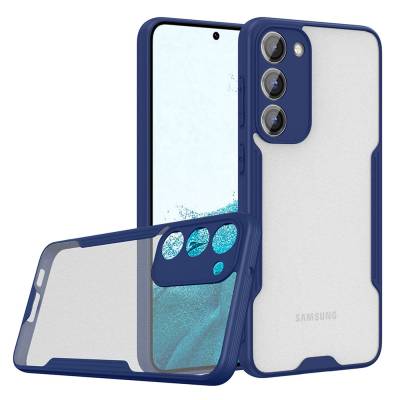 Galaxy S23 Case Zore Parfe Cover Navy blue