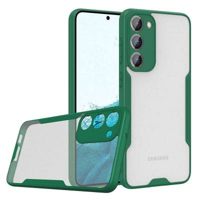 Galaxy S23 Case Zore Parfe Cover Dark Green
