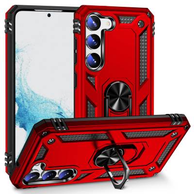 Galaxy S23 Case Zore Vega Cover Red
