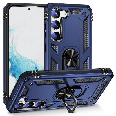 Galaxy S23 Plus Case Zore Vega Cover Blue